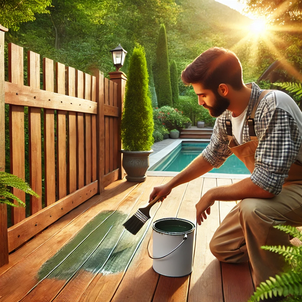 Deck and Fence Painting